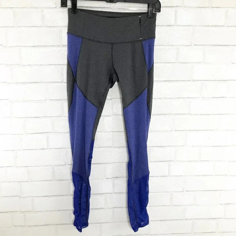 Calia by Carrie Underwood Gray & Purple High Rise Leggings Women's Size Small